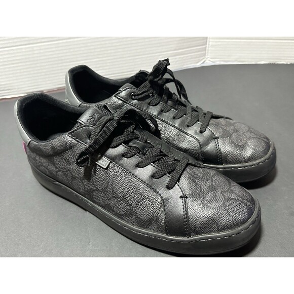 Coach Men's Signature Low Top Sneakers - Picture 1 of 11